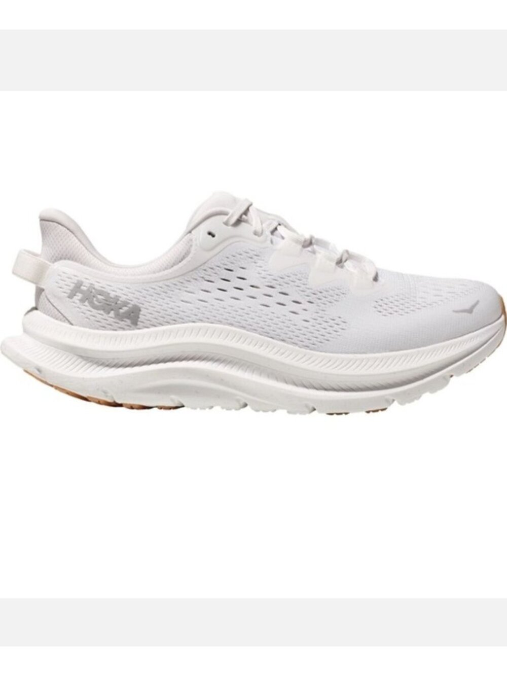 Hoka One One Womens Kawana Running Shoes White Size 7.5B Lightweight Breathable